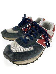 New Balance ニューバランス ランニングシューズ スニーカー size22.5/紺 ◆■ ☆ dgb0 レディース