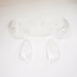 Indicator lens set -BGM ORIGINAL set of 5- Gilera Runner (-2005) - colourless ジレラ ランナー FX FXR クリアレンズキット