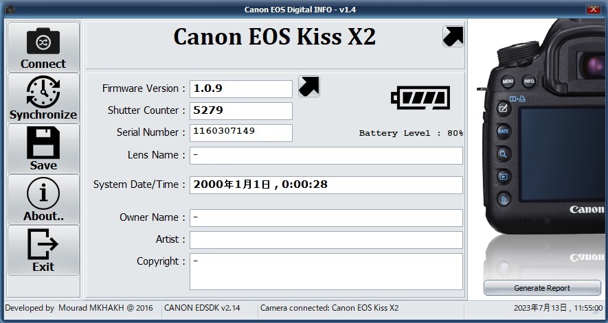 お買い得モデル EOS ✨シャッター回数4357✨Canon Kiss レンズ