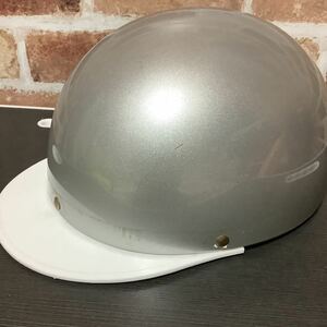  half helmet silver color for motorcycle 