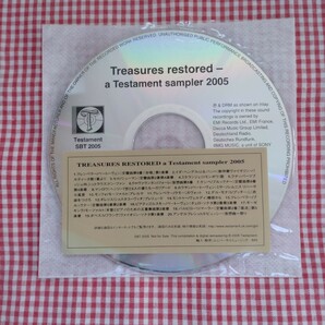 【送料無料】「Treasures restored - a Testament sampler 2005」ベートーヴェン バッハ モーツァルトなど