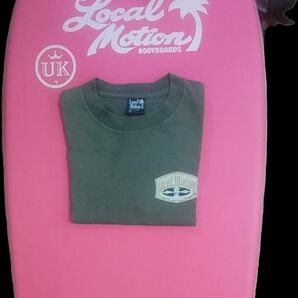 ローカルモーション Tシャツ90s ヴィンテージ M カーキ 米国製 美品