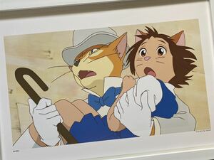 【額装品】ジブリ　猫の恩返し　ポスター　宮崎駿　カレンダー　2016年　STUDIO GHIBLI 検)セル画　原画　ポストカード　イラスト