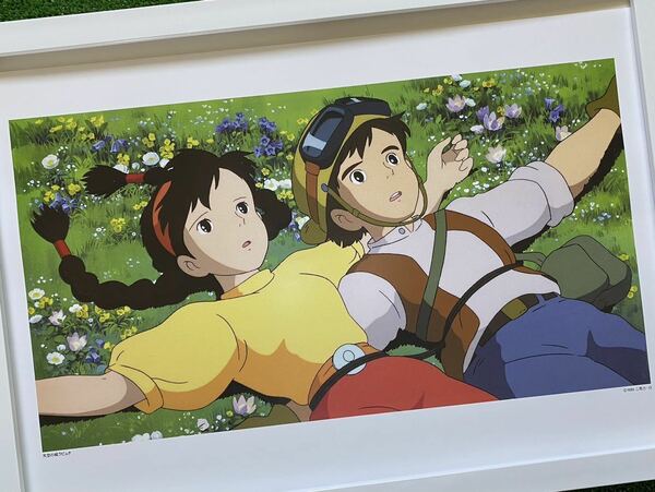 【額装品】ジブリ　天空の城ラピュタ　ポスター　宮崎駿　カレンダー　2013年　STUDIO GHIBLI 検)セル画　原画　ポストカード　イラスト