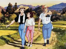 【激レア】ジブリ おもひでぽろぽろ ポスター　宮崎駿　カレンダー　1998年　STUDIO GHIBLI 検)セル画　原画　ポストカード　イラスト_画像3