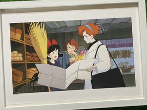 【額装品】ジブリ　魔女の宅急便　ポスター　宮崎駿　カレンダー　2017年　STUDIO GHIBLI 検)セル画　原画　ポストカード　イラスト