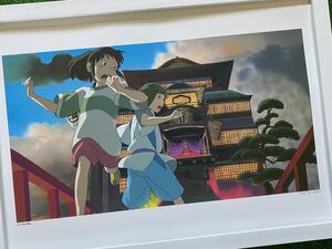 【激レア】ジブリ　千と千尋の神隠し　ポスター　宮崎駿　カレンダー　2008年　STUDIO GHIBLI 検)セル画　原画　ポストカード　イラスト