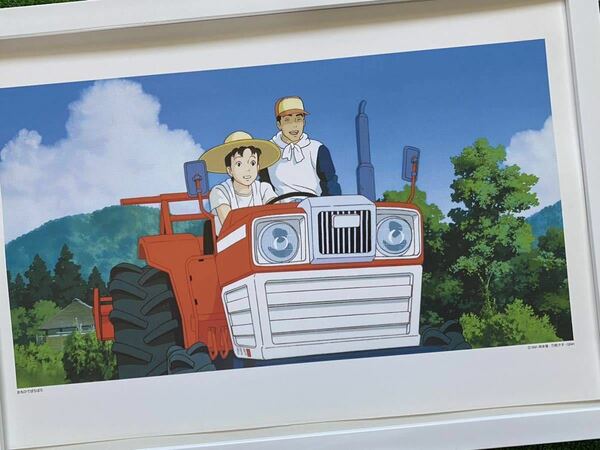 【激レア】ジブリ　おもひでぽろぽろ ポスター　宮崎駿　カレンダー　2011年　STUDIO GHIBLI 検)セル画　原画　ポストカード　イラスト