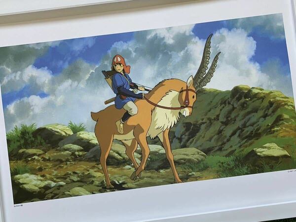 【額装品】ジブリ　もののけ姫　ポスター　宮崎駿　カレンダー　2013年　STUDIO GHIBLI 検)セル画　原画　ポストカード　イラスト