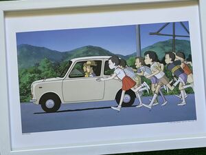 【額装品】ジブリ　おもひでぽろぽろ ポスター　宮崎駿　カレンダー　2021年　STUDIO GHIBLI 検)セル画　原画　ポストカード　イラスト