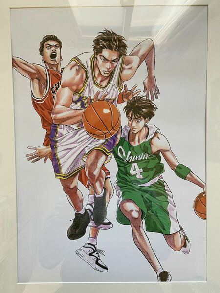 【額装品】スラムダンク　SLAM DUNK 井上雄彦 ポスター大ver G TAKEHIKO INOUE 検)セル画　原画　ポストカード　イラスト