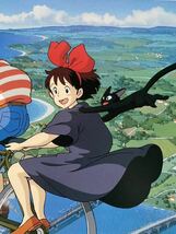 【激レア】ジブリ　魔女の宅急便　ポスター　宮崎駿　カレンダー　1997年　STUDIO GHIBLI 検)セル画　原画　ポストカード　イラスト_画像4