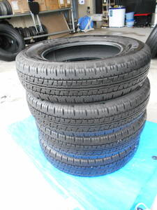 155/80R14 88/86N LT 4本　ＤＵＮＬＯＰ　ＥＮＡＳＡＶＥ　ＶＡＮ　01　2022年製　6.5ｍくらい　宮城