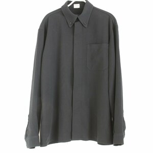[USED] ARMANI Armani рубашка с длинным рукавом черный полиэстер / искусственный шелк 