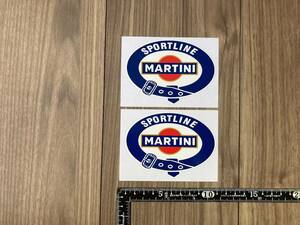 ★送料無料★MARTINI SPORTLINE マルティーニ ステッカー デカール 2枚セット