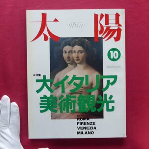 b18/雑誌「太陽」1990年10月号【特集：大イタリア美術観光】島田雅彦/種村季弘/粟津則雄/内田繁/安西水丸/内藤礼