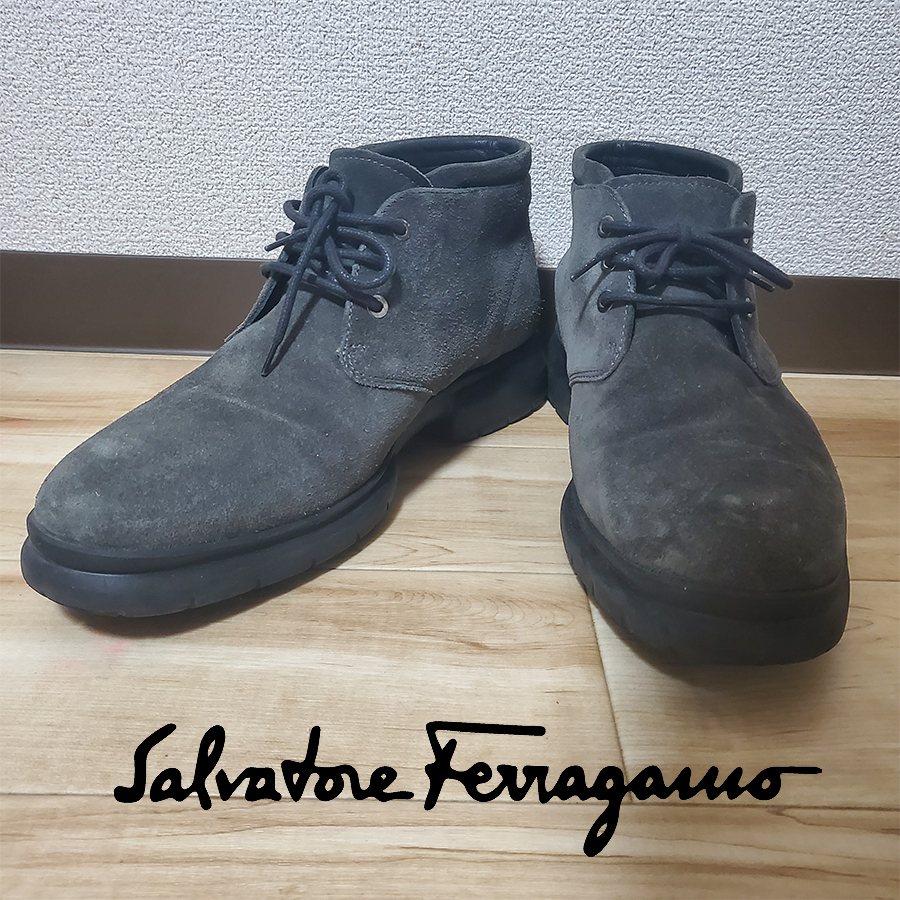 ヤフオク! -「ブーツ (フェラガモ salvatore ferragamo)」(靴