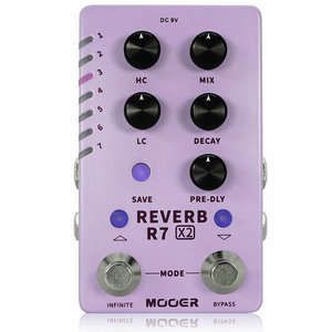 Mooer R7 X2 REVERB Reverb guitar effector 