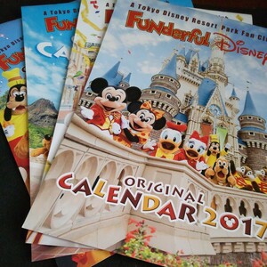 FUNderful Disney original Calendar 2017～2020年(4冊) ファンダフルディズニー ディズニー 会員限定