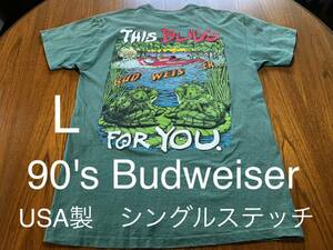 ヴィンテージ バドワイザー　Tシャツ　Marlboro Budweiser アメリカ製　MADE IN USA