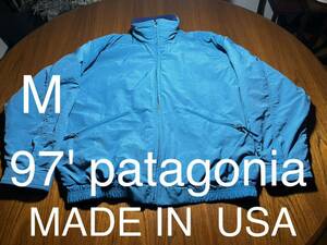 97' ヴィンテージ patagonia パタゴニア バギーズジャケット　ナイロンジャケット vintage jacket アメリカ製　MADE IN USA