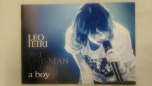 [パンフレット]　　LEO IEIRI 3rd ONE-MAN TOUR a boy　　Ybook-1044