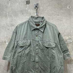 USA использовала одежду Lincoln Outfitters Служба с коротким рукавом Khaki