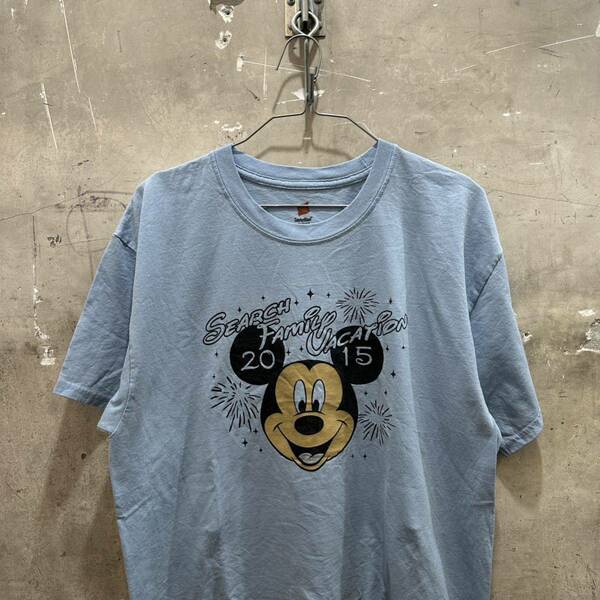 USA古着 ディズニー ワールド ミッキーマウスTシャツ disney