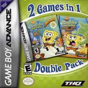★送料無料★北米版 GAMEBOY ADVANCE SpongeBob SquarePants Dual Pack スポンジボブ ゲームボーイアドバンス