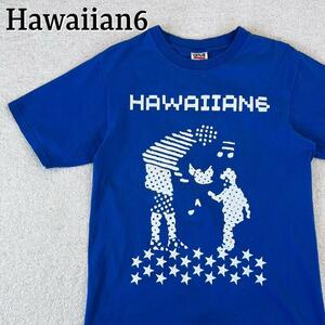 hawaiian6 ライブ Tシャツ フェス メロコア ハワイアン6 ブルー