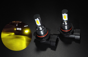 車検対応 黄金色 イエロー HB4 LED フォグランプ アルファード/ヴェルファイア 10系/20系 前期/後期 2個セット黄色