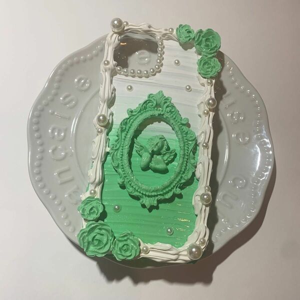 スマホケース　ハンドメイド　iPhoneケース　オーダー