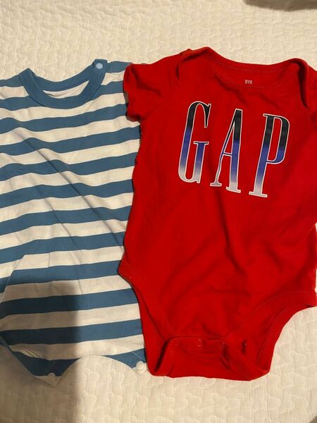 babygap 無印　ロンパース 70 2枚セット GAP 