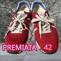 PREMIATA プレミアータ　スニーカー　赤　42_画像1