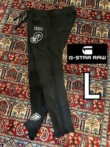 G-STAR RAW ジースターロウ　スウェットパンツ　ワッペン　ユーズド加工