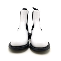 送料無料 超美品 トリッカーズ ショートブーツ 靴 サイドゴア L5628/6 レザー 24.5cm相当 オフホワイト レディース_画像2