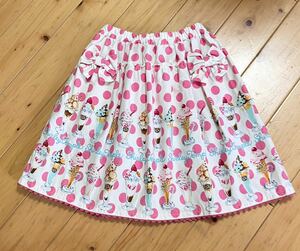  Shirley Temple puff . pattern flair skirt 140cm beautiful goods 