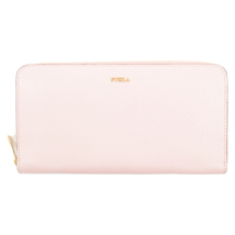 FURLA フルラ BABYLON XL ZIP AROUND WALLET バビロン レザーラウンドファスナー長財布 ピンク レディース 961582 PS52 B30_画像1