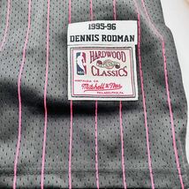 【送料無料】NBA ユニホーム デニス・ロッドマン ブルズ ストライプ バスケ タンクトップ シカゴブルズ ユニフォーム　 シカゴ・ブルズ XL_画像5