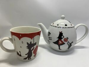 The Tea Alice Party ティーポット&赤ずきんちゃんマグカップ