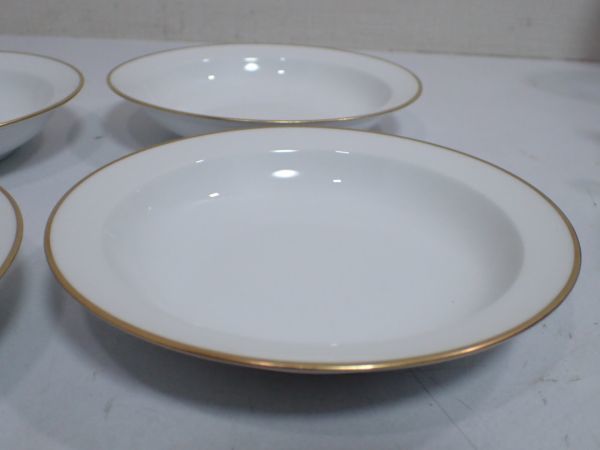 豊JE051/8J○大倉陶園OKURA 4枚セットプレート皿食器金彩良品