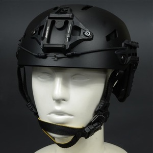 FMA タクティカルヘルメット CAIMANタイプ 樹脂製 ハイブリッドヘルメットシステム [ ブラック ] ケイマン