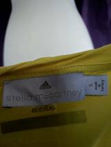 【adidas by Stella McCartney】半袖シャツ 送料無料 aSMC アディダスステラマッカートニー トップス　イエロー　黄色　ロゴ半袖Tシャツ_画像4