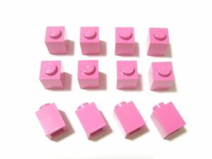凸レゴ凸　%3005　1x1ブロック（濃ピンク）　12個