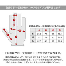 DEGNER(デグナー) レディースディアスキンメッシュグローブ FRTG-91M BLACK(ブラック) Lサイズ_画像8