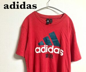 古着 adidas アディダス T.Y.O. Tシャツ 半袖 ビッグロゴ　　東京　カットソー