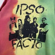アメリカ古着　IPSO FACTO イプソファクト　半袖　Tシャツ　ラスタカラー　レゲエ　USA製　90s ヴィンテージ　90年代　【SE102】_画像5