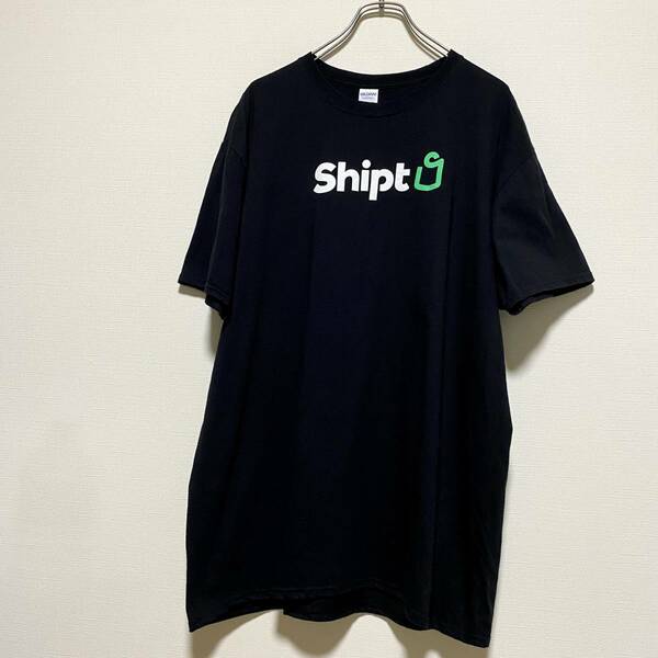 アメリカ古着　Shipt Grocery Delivery　半袖　Tシャツ　企業プリント　デリバリー　XLサイズ　ビッグサイズ　ゆるだぼ　【J796】