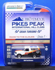 1/64 グリーンライト 1994 フォード・ブロンコ Ford Bronco #17（Pikes Peak International Hill Climb）●