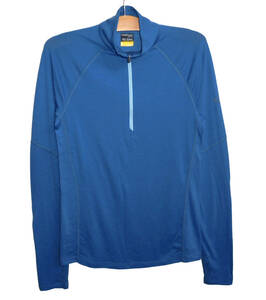 Ξ美品 ICE BREAKER アイスブレーカー 150 ZONE LS HALF ZIP IZ15182 150ゾーン メリノウール ハーフジップ インナーシャツ M メンズ